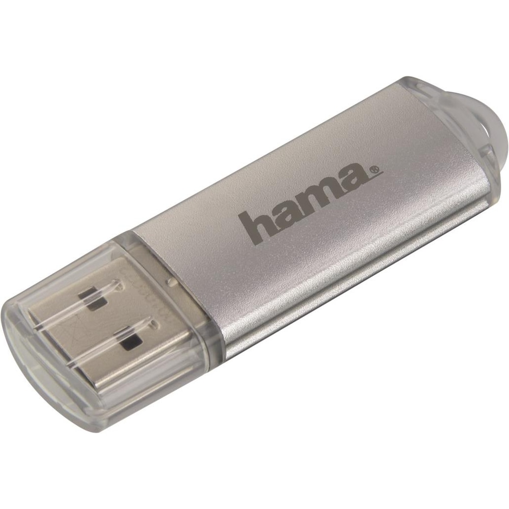 Hama Laeta (128 GB, USB 2.0, USB-A), USB Stick, Silber