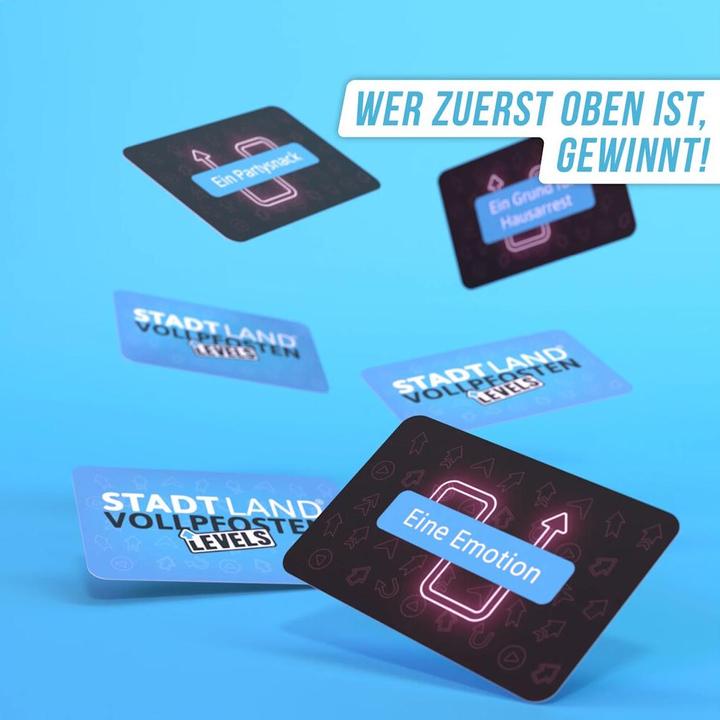 Actual product image Denkriesen - STADT LAND VOLLPFOSTEN® - Levels - PARTY EDITION - "Now it's time to go wild". (German)