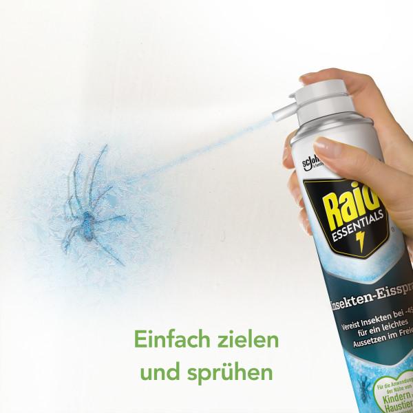 Produktbild Raid Essentials Cold Freeze Spray (Spinnentiere, Ameisen, Schaben)