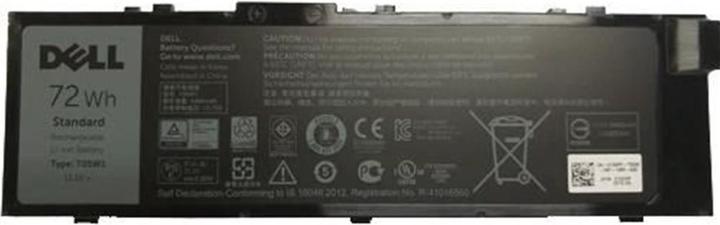 Image du produit Dell Batterie, 72WHR, 6 Cellule (6 cabines)