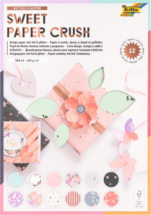 Produktbild Folia Designpapierblock Hot foil (165 g/m², 12 x)