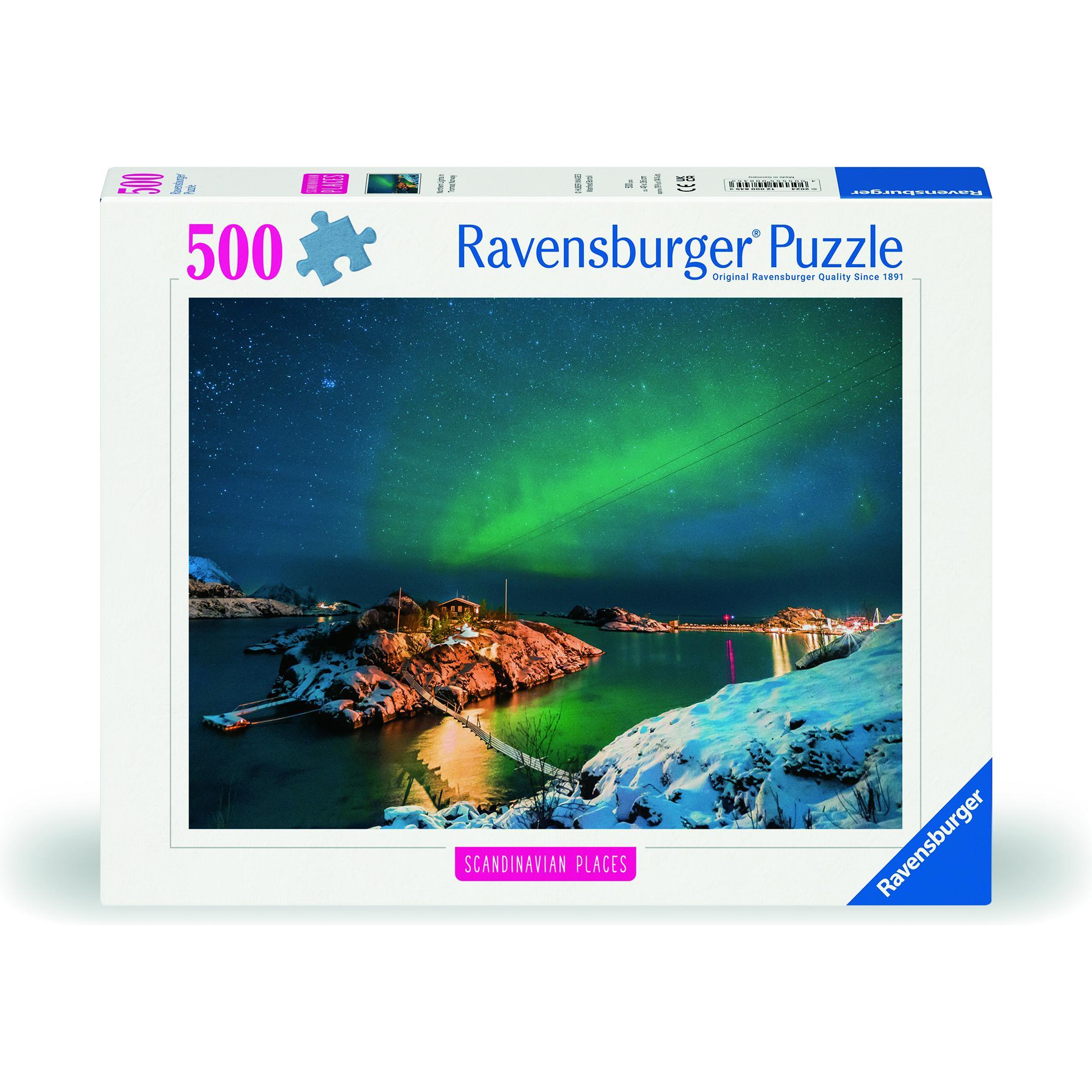 Ravensburger Scandinavian Places - Nordlichter in Tromsø (500 Teile)