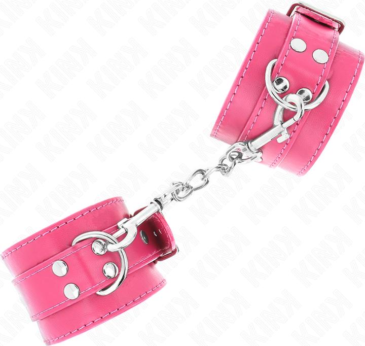 Image du produit Kink Menottes Poignet Raspberry Rose Avec Doublure Raspberry Rose Réglable 20-28 cm X 5,5 cm