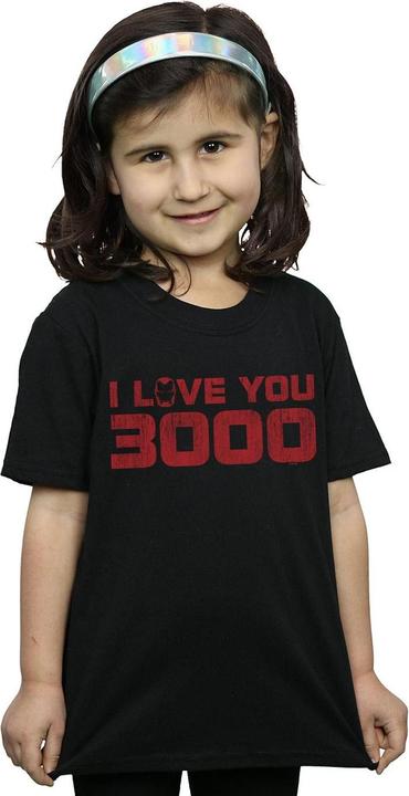 Produktbild Mädchen Avengers Endgame I Love You 3000 Distressed TShirt aus Baumwolle (152, 158)