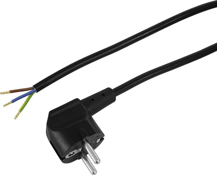 Steffen Cavo di collegamento Td 3x1mm2 3m Schuko nero (3 m)