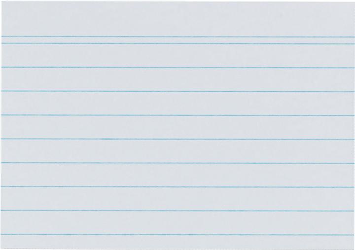 Image du produit Herlitz Fiches (A7, 180 g/m², 100 x)