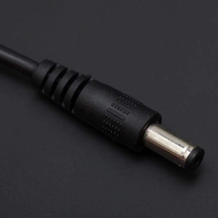 Image du produit DFRobot Câble d'extension DC de 1.5m Barrel Jack 5.5mm/2.1mm mâle (Cordes)
