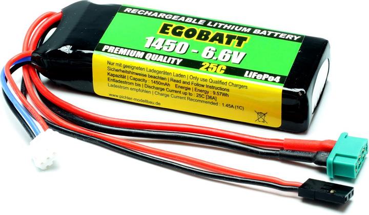 Actual product image Pichler Model making battery pack (LiIon) LiFe battery EGOBATT 3000 6.6V (25C) (6.60 V, 3000 mAh)