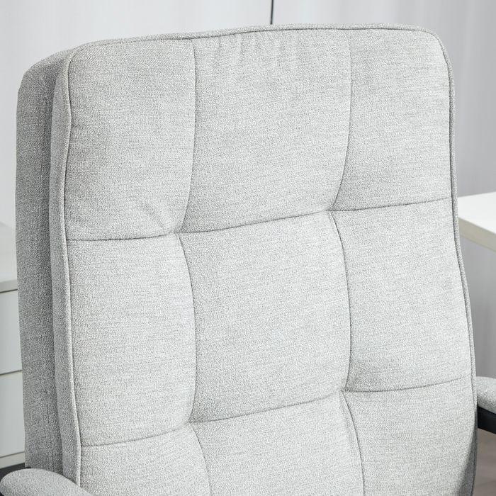 Produktbild Swisshandel24 Bürostuhl Ergonomischer Schreibtischstuhl mit Wippfunktion Höhenverstellbar Grau