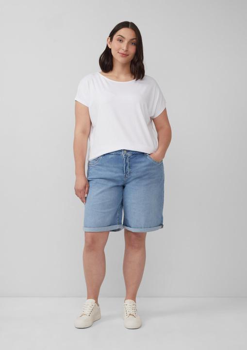 Immagine prodotto S.Oliver T-Shirt Fliessendes Jersey-Shirt mit überschnittenen Schultern (46)