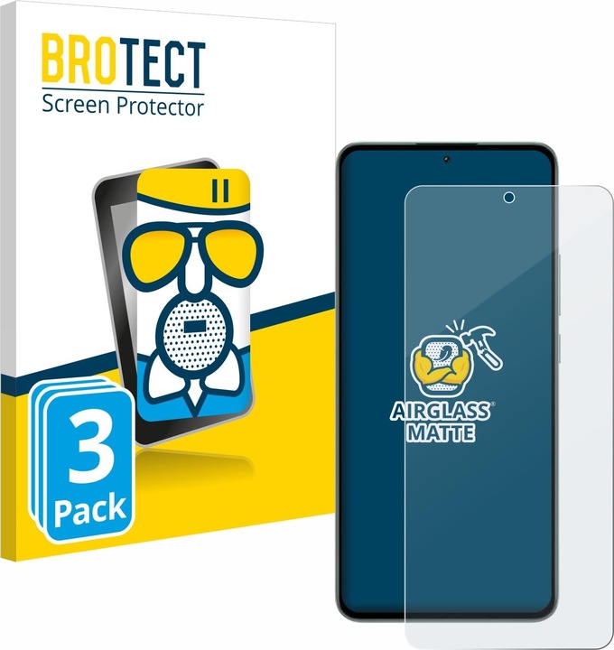 BROTECT AirGlass Panzerglasfolie Matt (3 Stück, Xiaomi 13T Pro)
