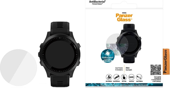Actual product image PanzerGlass Screen protector Garmin Forerunner 245 / 245 music / 45 (35mm)