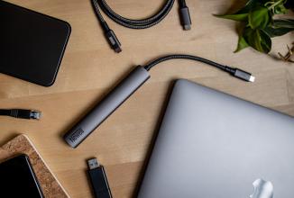 Produktbild Newell 6 in 1 Nabe – Graphit (USB-C, 6 Ports)