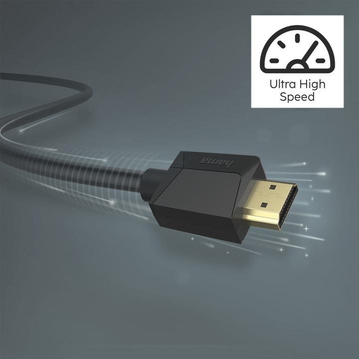 Image du produit Hama HDMI (Typ A) — HDMI (Typ A) (1 m, HDMI, 2.1b)