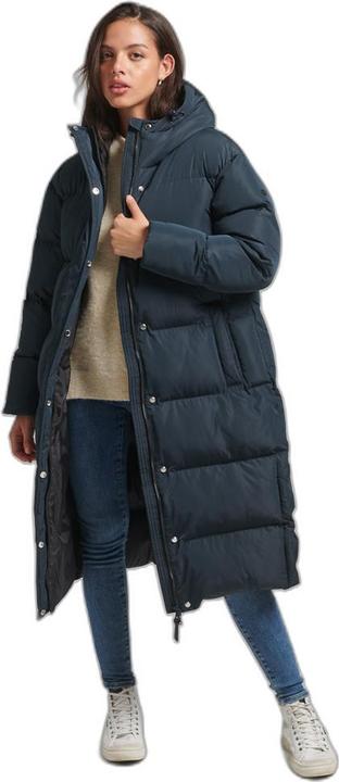 Superdry Long Hooded Puffer Jacket for women