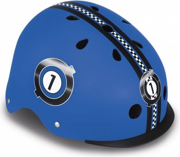 Globber casque Elite Lights Racing, bleu foncé, 507-300 (48 - 53 cm)