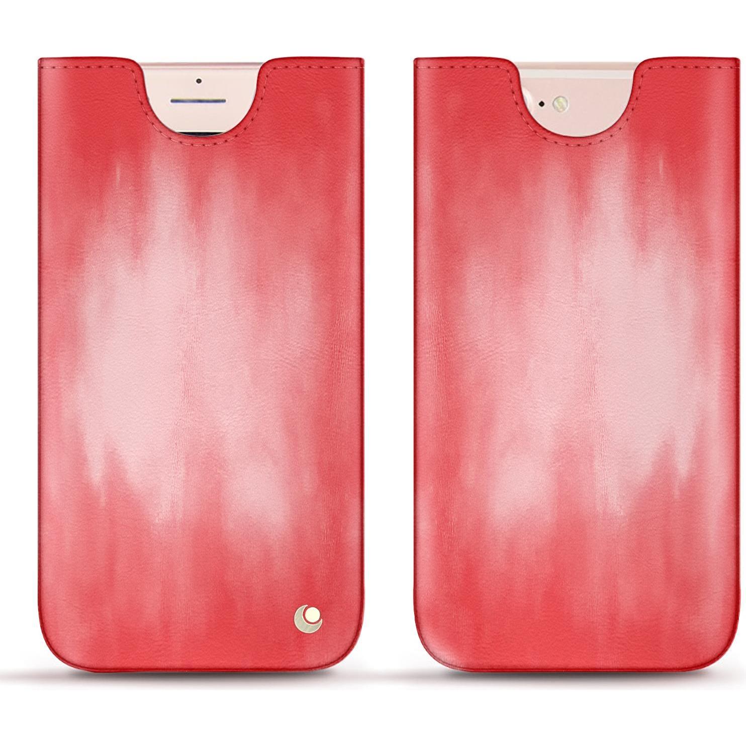 Noreve Lederschutzhülle (Apple iPhone 7 Plus), Smartphone Hülle, Rosa