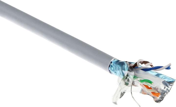 Produktbild ACT CAT6A F/UTP solid twisted pair cable, PVC, AWG 23, CPR: B2ca, 305 m CAT6A F/UTP AWG23 SOLID 305M (F/UTP, CAT6a, 305 m)