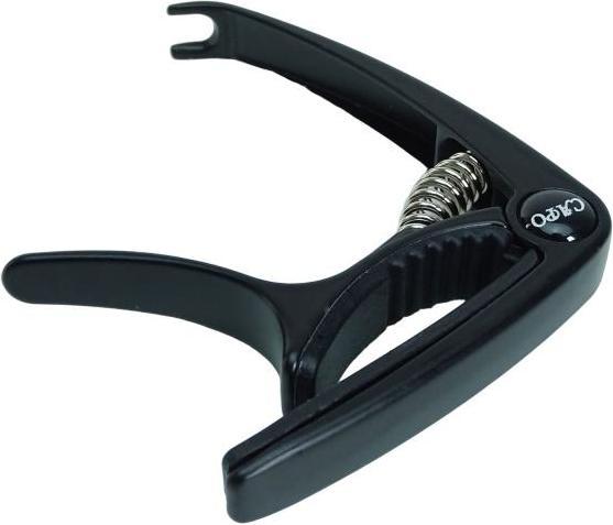 Actual product image keepdrum Capo for acoustic and electric guitar BK (Capo)