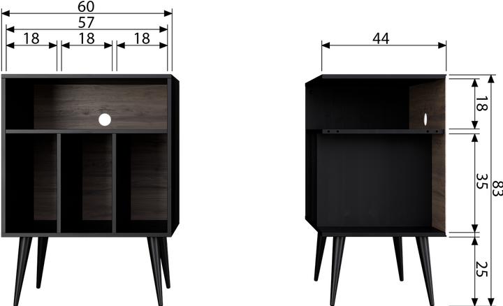 Produktbild Woood James (60 x 44 x 83 cm)