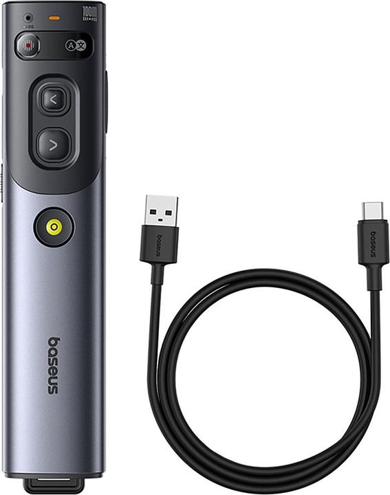 Image du produit Baseus Pointeur laser Orange Dot avec IA et traduction automatique - Gris (avec batterie)