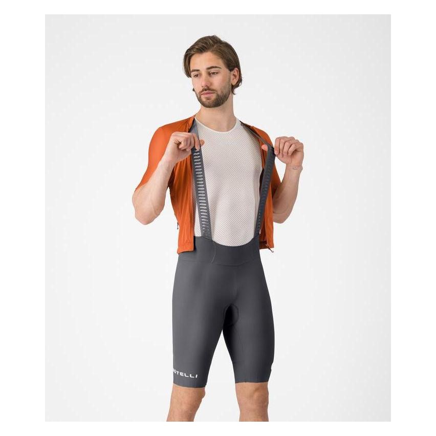 Castelli, Mannen, Fietsbroek, Espresso 2 Bibshort (M), Grijs