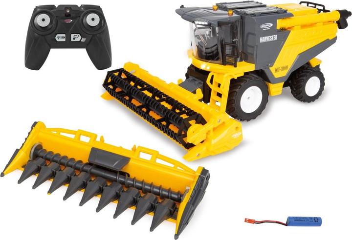 Jamara MT-1000 combine harvester 1:24 2.4GHz wheat and maize with smoke and play grain