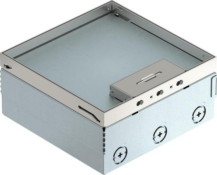 OBO Bettermann OBO UDHOME4 2V MT V Bodentank komplett 3fach VDE-Steckdose