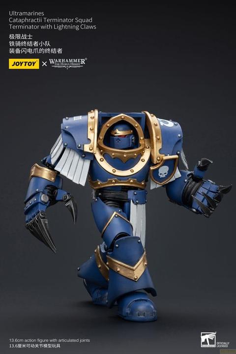 Produktbild Joy Toy Warhammer The Horus Heresy Actionfigur 1/18 Ultramarines Cataphractii Terminator Squad Terminator wi
