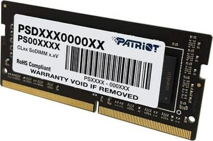 Actual product image Patriot Signature PSD48G320081S Memory Module GB DDR4 (1 x 8GB, 3200 MHz, DDR4-RAM, SO-DIMM)