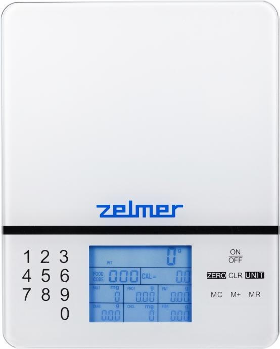 Actual product image Zelmer ZKS1500N kitchen scale White Electronic kitchen scale