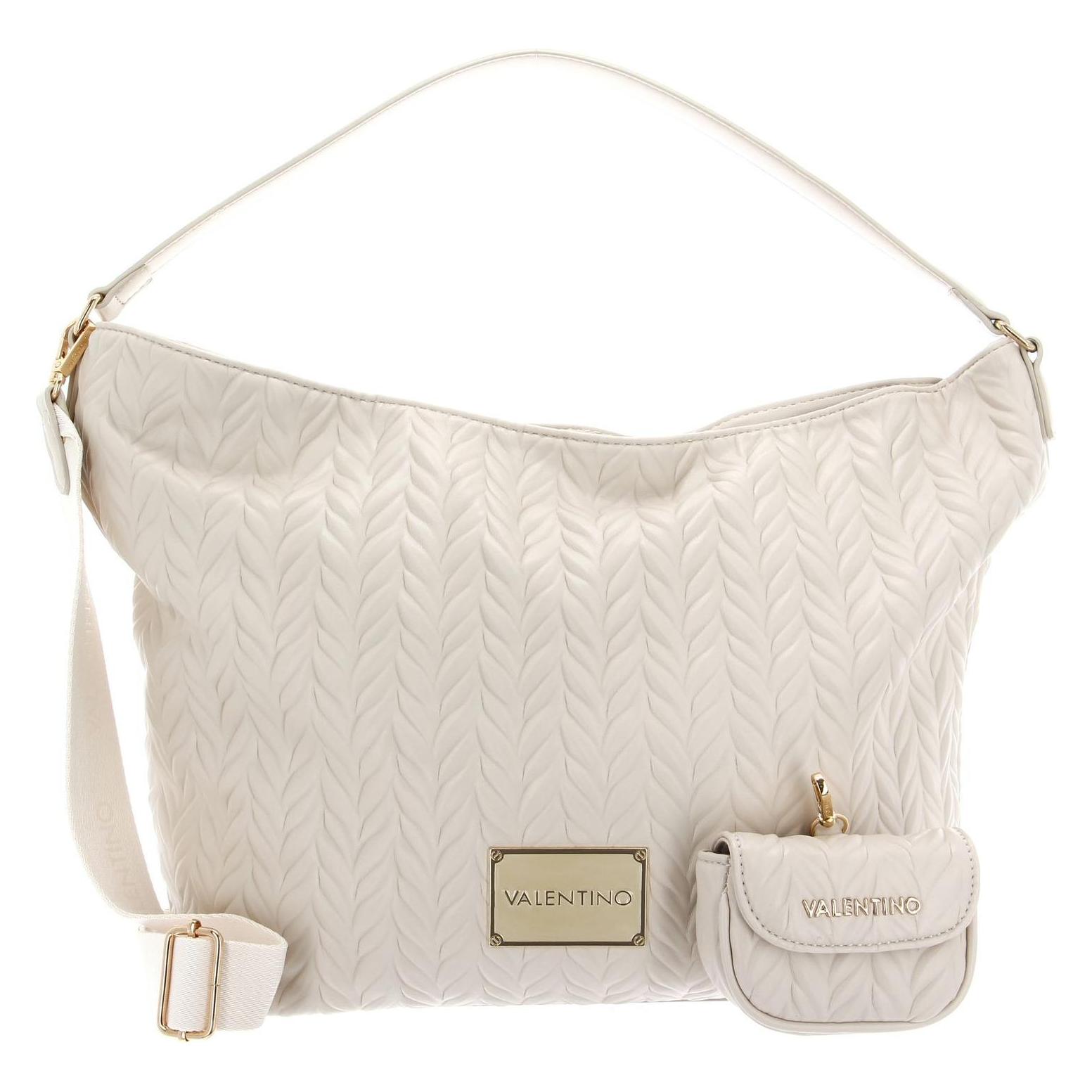 Valentino, Damen, Handtasche, Sunny Re Hobo Bag, Weiss, Beige