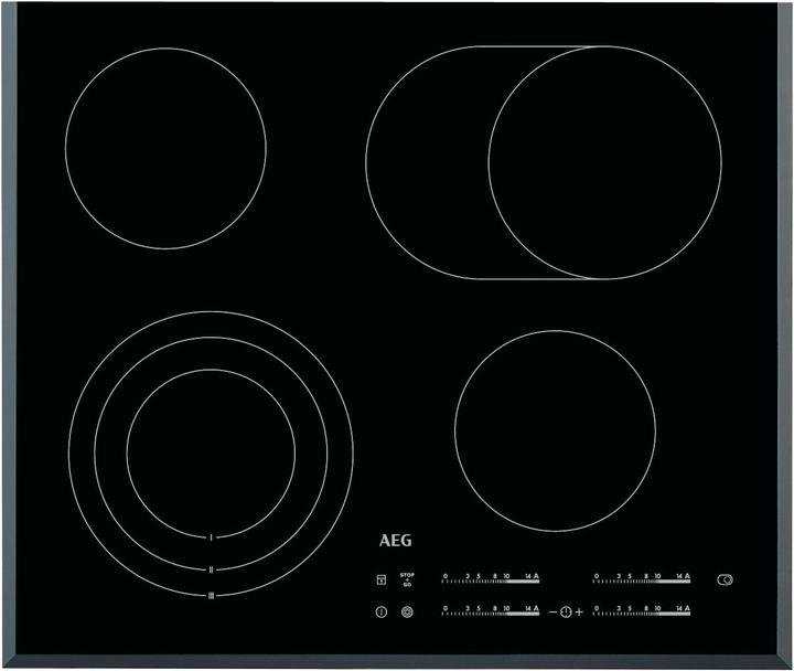 Actual product image AEG HK654070FB Integrated ceramic 4 zone(s)