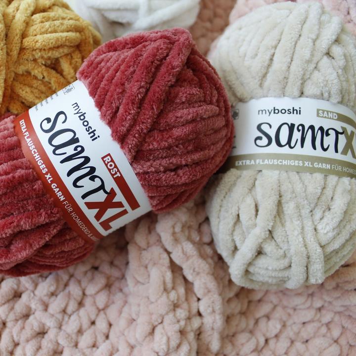 Produktbild Myboshi Wolle Chenille Samt XL Rost (40 m)