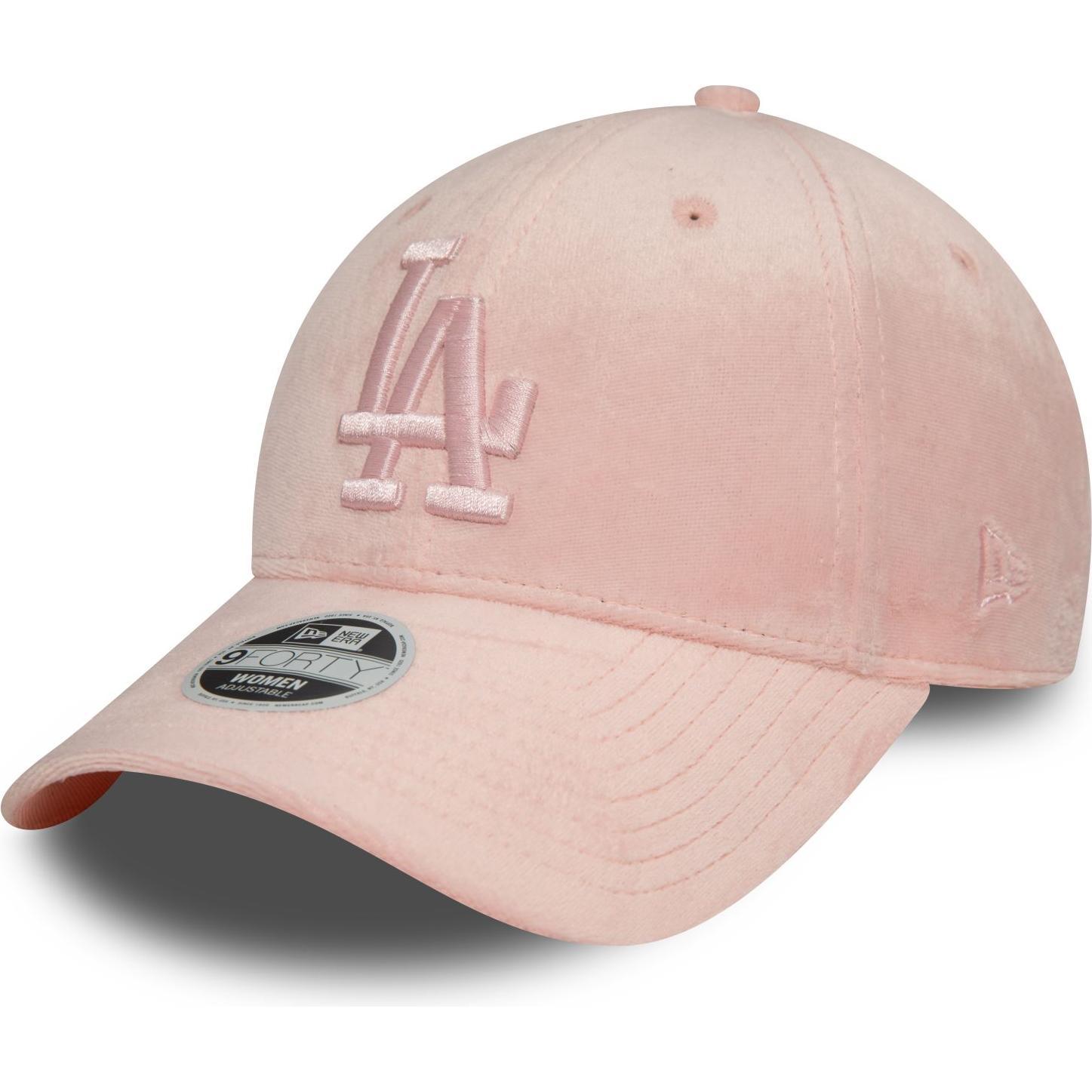 New Era, Damen, Cap, 9Forty Velour Los Angeles Dodgers, Rosa