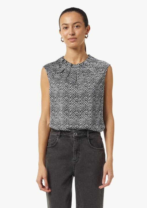 Produktbild Comma Bluse Satin-Bluse mit Raffung (36)