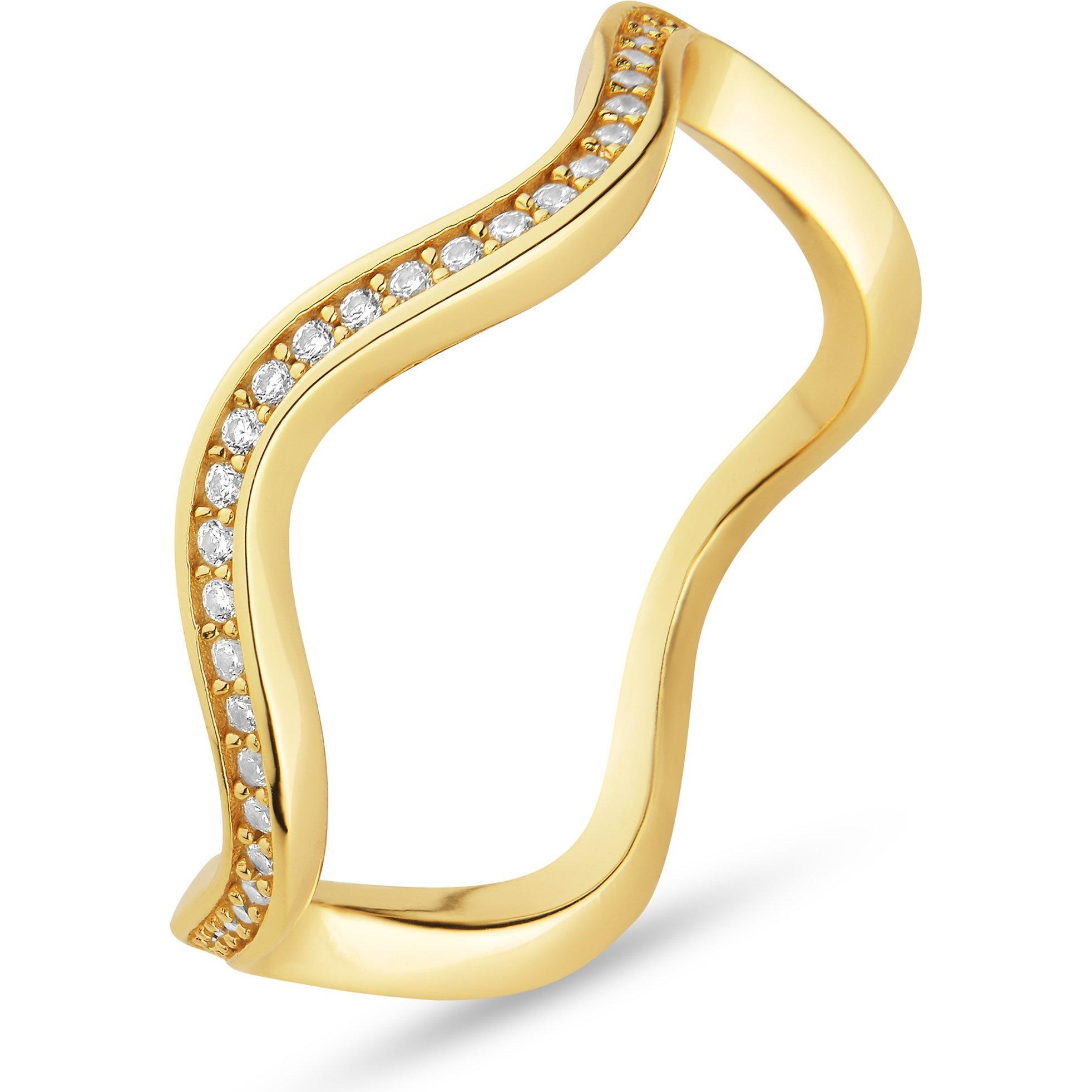 Jette, Ring, Damenring WAVES, (61, 925 Silber)