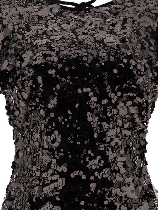 Image du produit GANNI Velvet sequins mini dress (36)