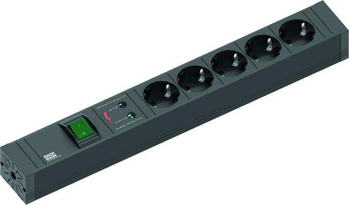 Produktbild Bachmann Steckdosenleiste (5x, CEE 7/3, 2 m)