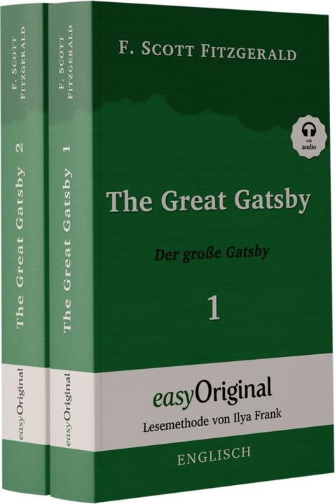 Produktbild The Great Gatsby / Der grosse Gatsby - 2 Teile (mit kostenlosem Audio-Download-Link) (EasyOriginal Verlag, F. Scott Fitzgerald, Ulrike Wittmann, Ilya Frank, Deutsch, Englisch)