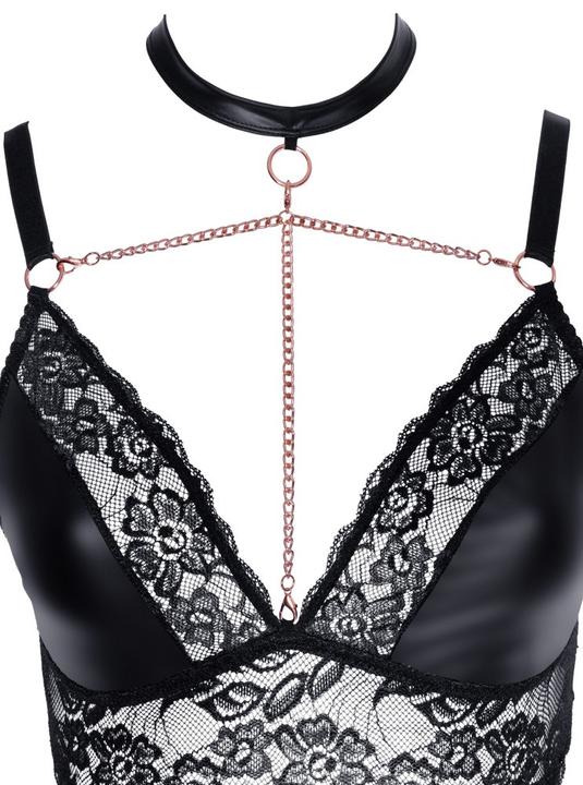 Actual product image Cottelli Collection Bra and Suspender Briefs 2XL (XXL)