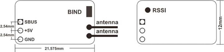 Actual product image FrSky Empfänger XM+/LBT für Racing Drohnen Access - ohne Telemetrie