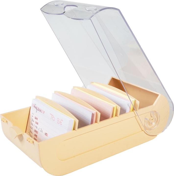 Actual product image Exacompta Card index box hinged lid (A8)