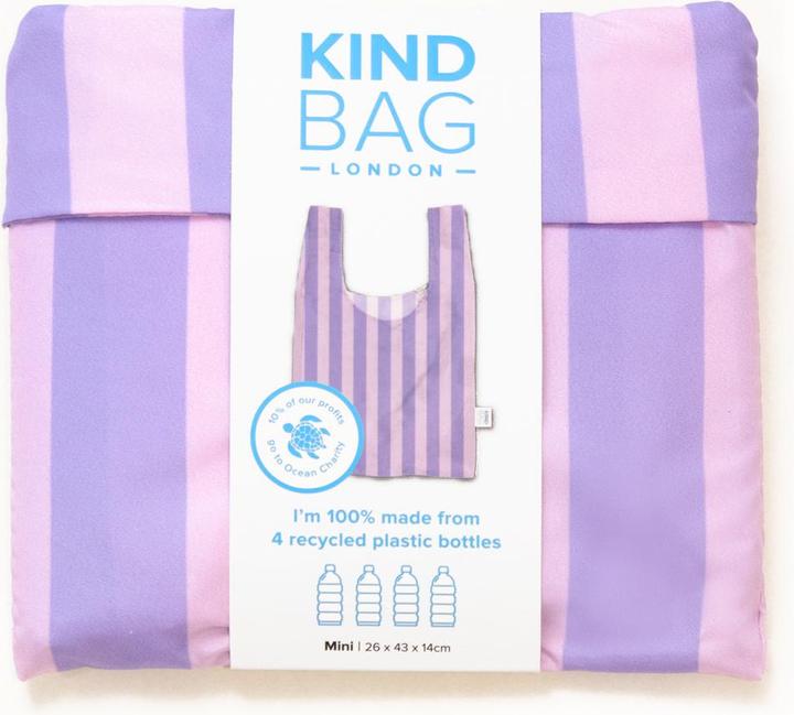 Actual product image Kind Bag Purplestripes