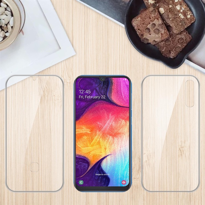 Produktbild Cadorabo TPU 360 Grad Case Cover (Samsung Galaxy A50s, Samsung Galaxy A30s)
