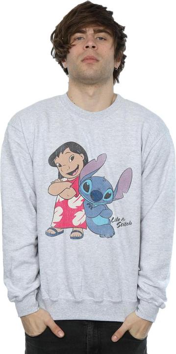 Actual product image Disney Mens Lilo And Stitch Classic Sweatshirt (M)