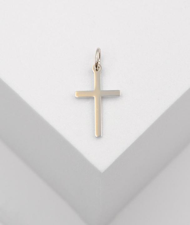 Produktbild Muau Kreuz (750/18K Weissgold)