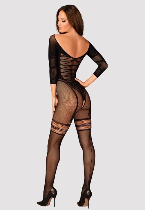 Produktbild Obsessive Mesh Catsuit - Black (S, M, L)