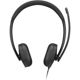 Lenovo AUDIO BO Wired VoIP Headset 5000 (Kabelgebunden, USB-C), Office Headset, Schwarz