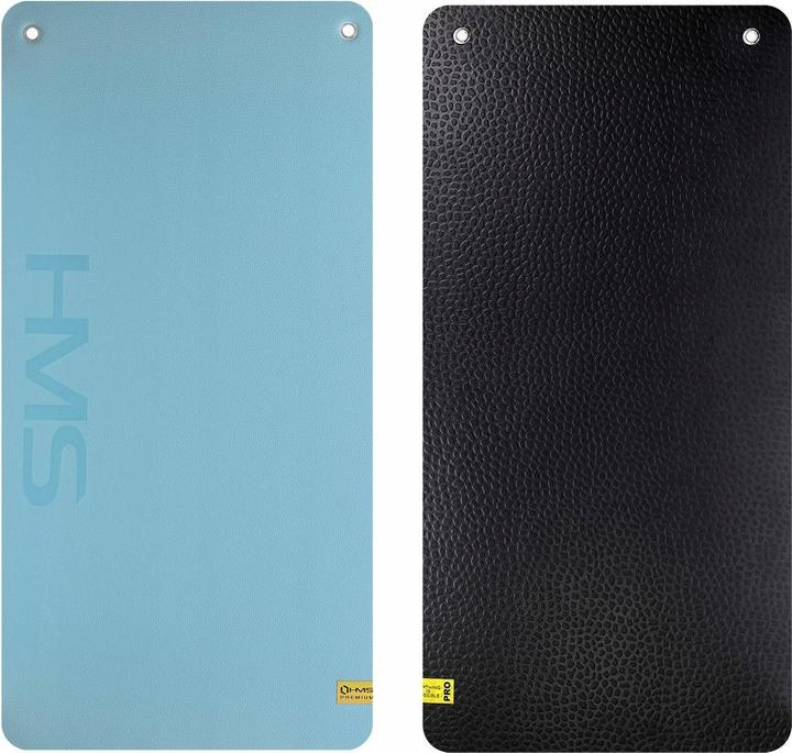 HMS Club Fitness Mat with holes blue Premium MFK02 (20 mm)